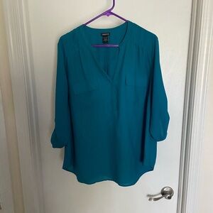 Torrid Turquoise Relaxed Blouse